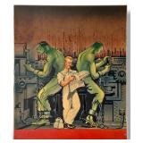 Post War Industrial Propaganda Illustration