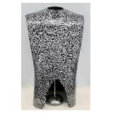 LA II Graffiti On Male Torso, Tagged