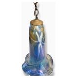 Stephen Fellerman Hand Blown Art Glass Fixture