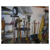 Yard tools and motorized lawn edger