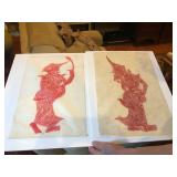 Thailand temple rubbings