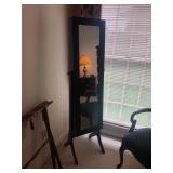 Jewelry mirror cabinet