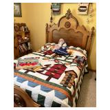 3/4 antique bed