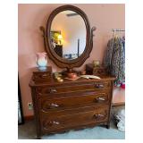 American Black Walnut dresser w mirror