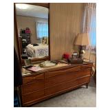MCM Bassett dresser w mirror