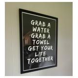 downstairs exercise area