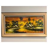 Artwork from Vietnam- made from ammunition boxes