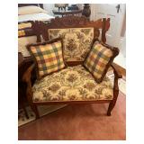 Lincoln bed- top carved by Thomas Lincoln