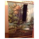 Hand paint armoire
