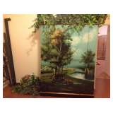 Hand painted armoire