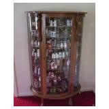 Oak Curio Cabinet