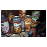 FLAT TOP STEEL BEER CANS