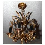 Six light chandelier