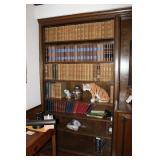 Antique books, decorative items