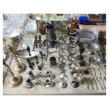 Sterling silver and silver plate