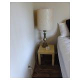 Vintage table, Stiffel style lamp