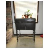 Antique sewing cabinet, no machine