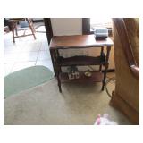 Three tiered side table