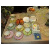 Antique cups and saucers