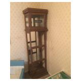 Martell Cognac display cabinet with mirrored shelves