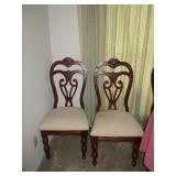 Upholstered Dining chairs, 6 total