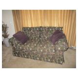 Upholstered love seat