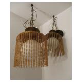 Mid century hanging lights