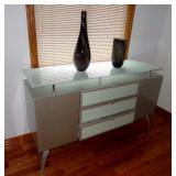 ULTRA MODERN FROSTED GLASS TOP SERVER