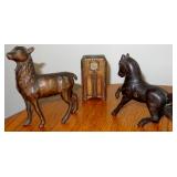 OLD CAST METAL COIN BANKS ZENITH RADIO