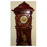 GUSTAV BECKER (?) 3 WEIGHT VIENNA REGULATOR CLOCK