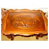 BEAUTIFULLY CARVED NEPTUNE SERVING TABLE 