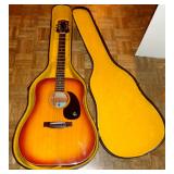 FANTASTIC EPIPHONE TEXAN ACOUSTIC GUITAR & CASE
