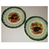 AUSTRIAN GAME BIRD PLATES HABSBURG