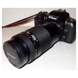 NIKON 6006 AUTOMATIC FOCUS CAMERA & NIKKOR 70-210 MM ZOOM LENSE