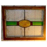 ANTIQUE STAIN GLASS WINDOW
