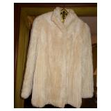 VINTAGE NATURAL BEAVER FUR JACKET