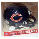 CHICAGO BEARS # 8 AUTOGRAPH HELMET