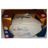ST. LOUIS RAMS KURT WARNER AUTOGRAPHED FOOTBALL
