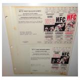 ST. LOUIS FOOTBALL CARDINALS NFC POST SEASON GAME TICKETS