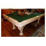 BEAUTIFUL A.E. SCHMIDT BILLIARDS POOL TABLE AND ACCESSORIES $500 RESERVE