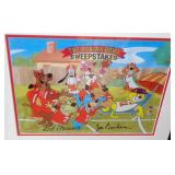 HANNA BARBARA SIGNED CARTOON ANIMATION CELL SCOOBY DOO HUCKLEBERRY HOUND UNDERDOG PINK PANTHER 1970