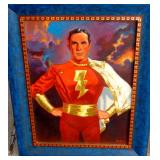 COMIC BOOK CAPTAIN MARVEL OIL ON CANVAS