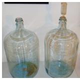 LARGE VINTAGE GLASS BOTTLES