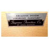 SUPREME FURNITURE COMPANY 