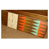 RARE MID-CENTURY MODERN TURNER CLOCK