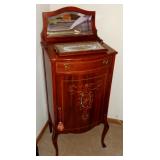 GORGEOUS INLAID JEWELRY ARMOIRE