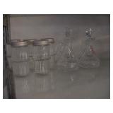 Hoosier jars, cruets