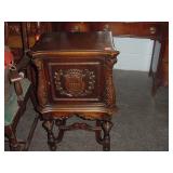 copper lined smoking stand