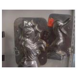 rooster, duck molds