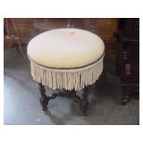 stool w/ fringe